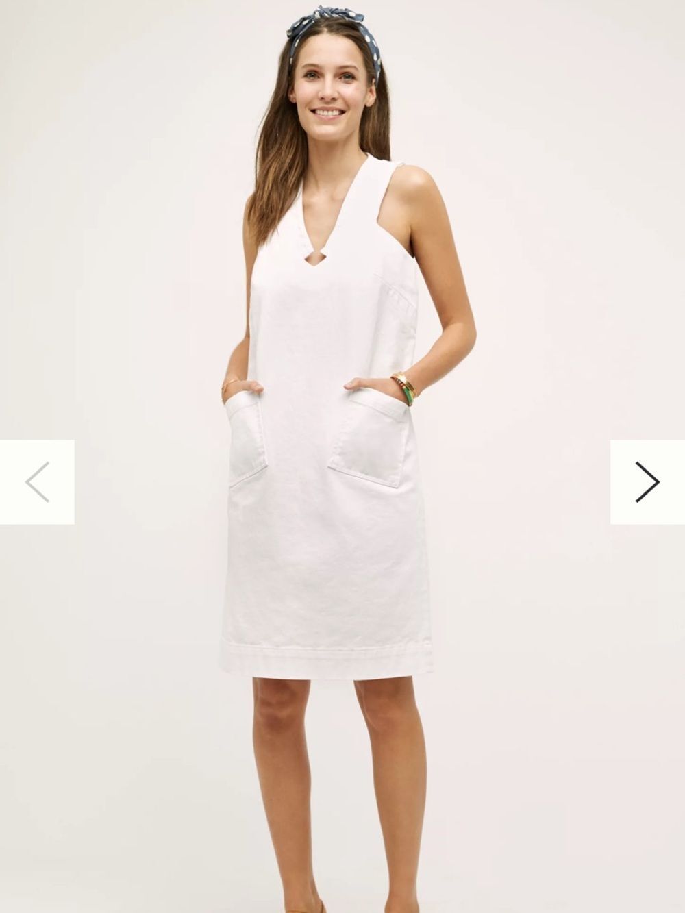 Anthropologie Carleen Pasadena Denim Shift Dress